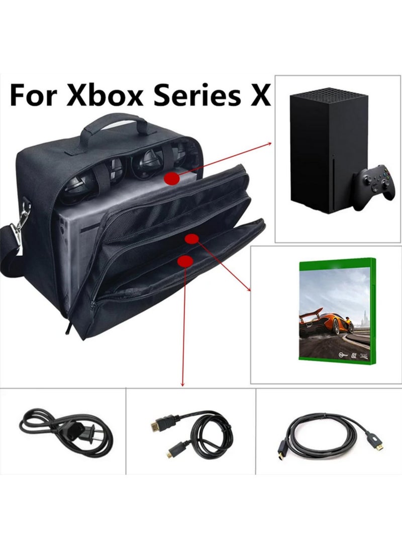 1pcs For Xbox Series X Carrying Case Shockproof Handbag Shoulder Bag Travel Case for Game Console Wireless Controller & Accessories for Xbox Series X - Image 2