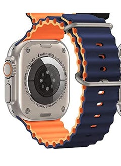Sport New Silicone Band Compatible with Apple Watch Ultra Ocean 42/44/45/49mm Strap for iWatch Series Ultra 8 7 6 5 SE