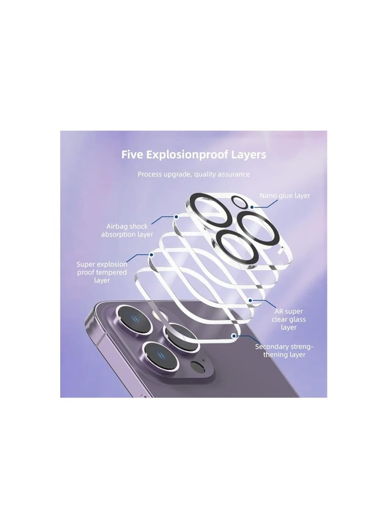 Phone Planet 3 in 1 Transparent iPhone 13 Case with HD Screen Protector and Camera Lens Protector TPU Shock Resistant Mobile Cover - Image 4