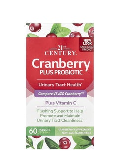 21st CENTURY Cranberry Plus Probiotic 60 Tablets  - Image 1