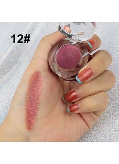 Vodisa Cream Eyeshadow Highly Pigmented Blendable Shimmer Eye Shadow Highlighter Smooth Creaseresistant Eye Makeup Set 12  - Image 3