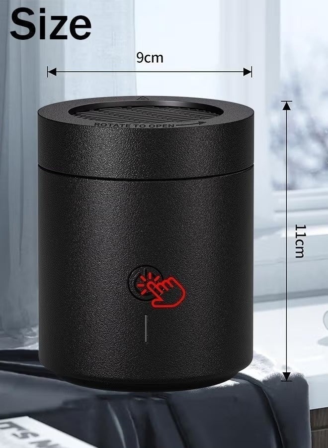 Portable Electric Bakhoor Burner USB Rechargeable Incense Diffuser for Home and Car Black 11cm - Image 4