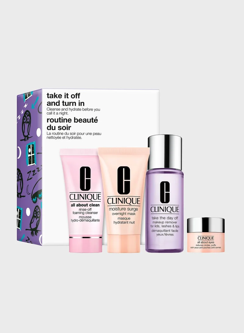 CLINIQUE Take It Off and Turn In Set, Savings 59%