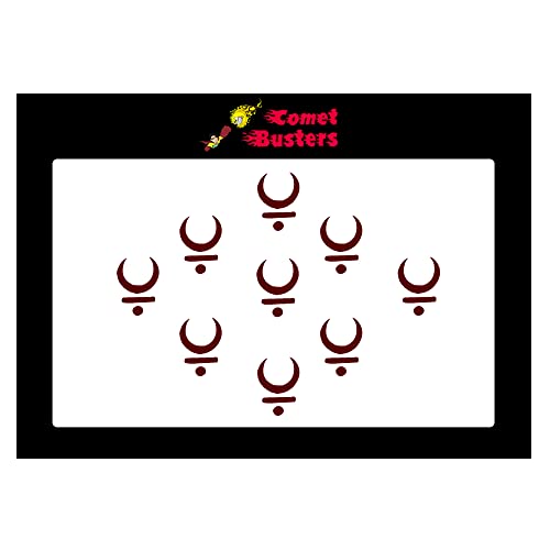 Comet Busters Traditional Maroon Moon Bindis (BV1250) - Image 5