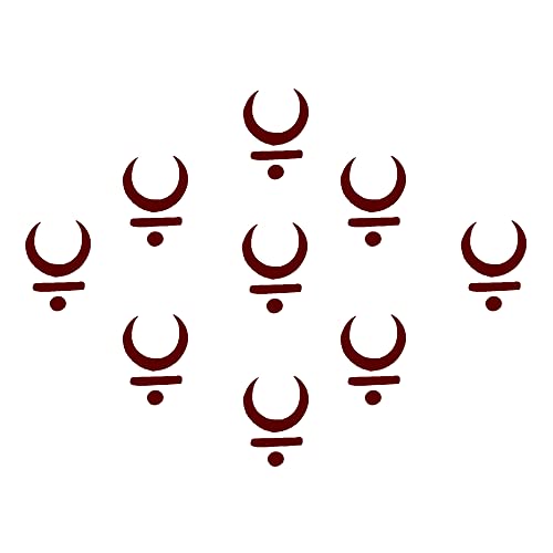 Comet Busters Traditional Maroon Moon Bindis (BV1250) - Image 1