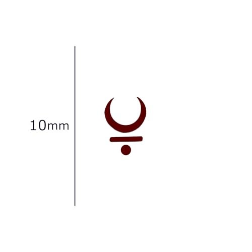 Comet Busters Traditional Maroon Moon Bindis (BV1250) - Image 3