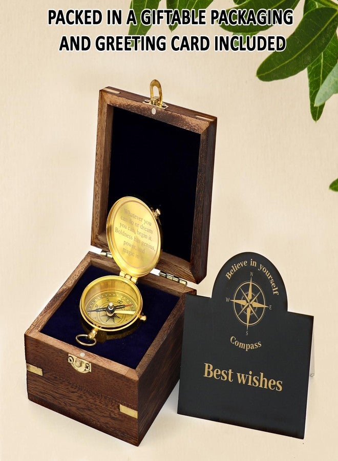 RISICULIS Inspirational Compass Graduation Gift for Teenage Boy, Birthday Gift for Teen Boy Ages 10 11 12 13 14 15 16 17 18, Confirmation Christian Religious Engraved Gift for Son, Boyfriend, Men - Image 3