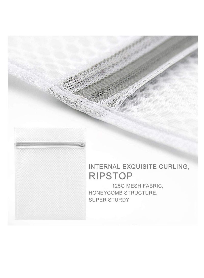 5 Pcs Durable Honeycomb Mesh Laundry Bags for Delicates, Designed to Wash Delicate Clothes (1 Large 60 x cm, 2 Medium 40 50 Small 30 cm) - Image 3