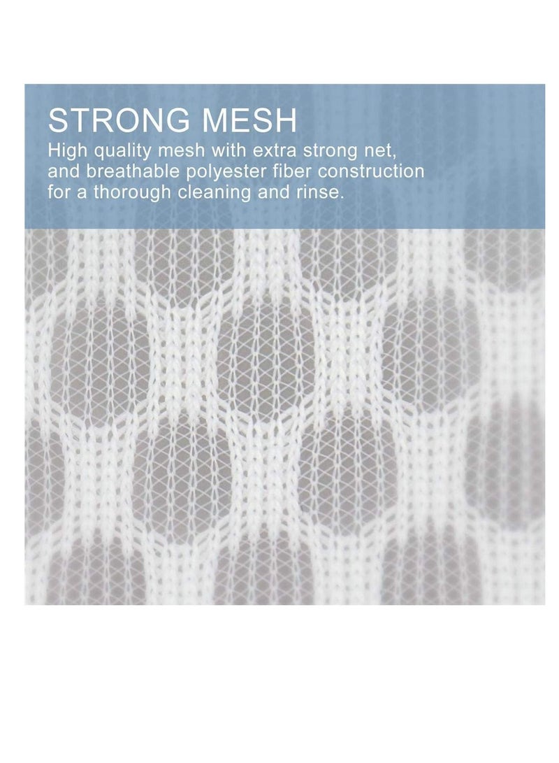 5 Pcs Durable Honeycomb Mesh Laundry Bags for Delicates, Designed to Wash Delicate Clothes (1 Large 60 x cm, 2 Medium 40 50 Small 30 cm) - Image 4