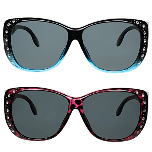 Yogo Vision Sunglasses that Fit Over Glasses for Women UV Protection Polarized and Night Vision Fitover Eyeglasses - Image 3