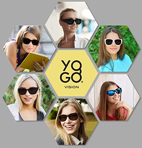 Yogo Vision Sunglasses that Fit Over Glasses for Women UV Protection Polarized and Night Vision Fitover Eyeglasses - Image 2