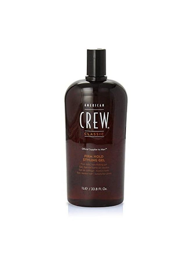 AMERICAN CREW Men Hair Gel By American Crew Firm Hold Nonflaking Styling Gel 33.8 Fl Oz  - Image 1