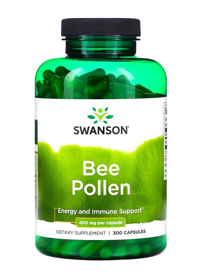 SWANSON Bee Pollen 400 mg 300 Capsules