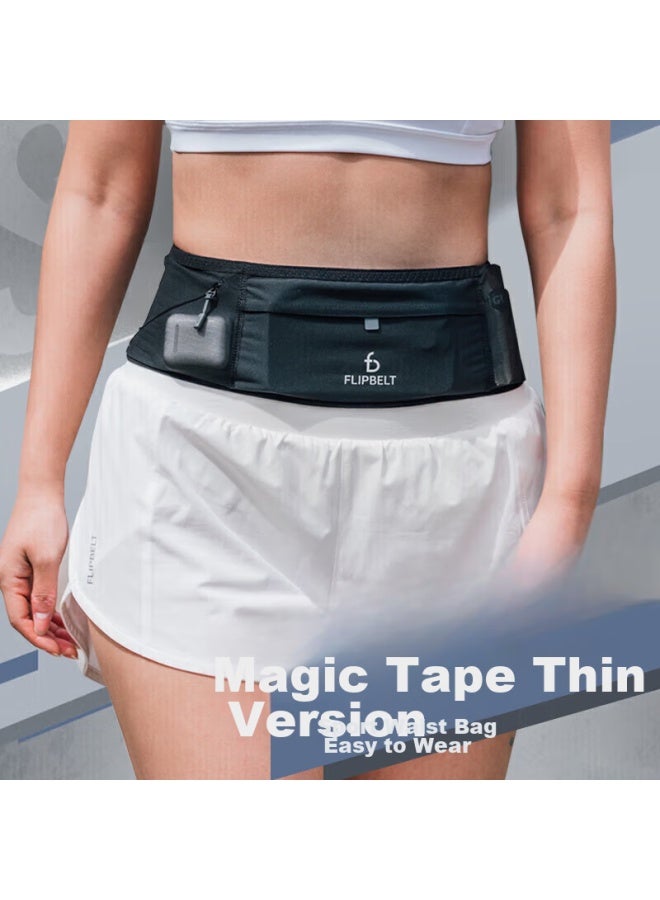 فليب بلت Flipbelt Air حقيبة خصر، شريط سحري، خفيفة الوزن، صيفية، طاردة للعرق، قابلة للتنفس، مستقرة، ملامسة للجسم، Atomic Yellow، مقاس صغير - Image 4