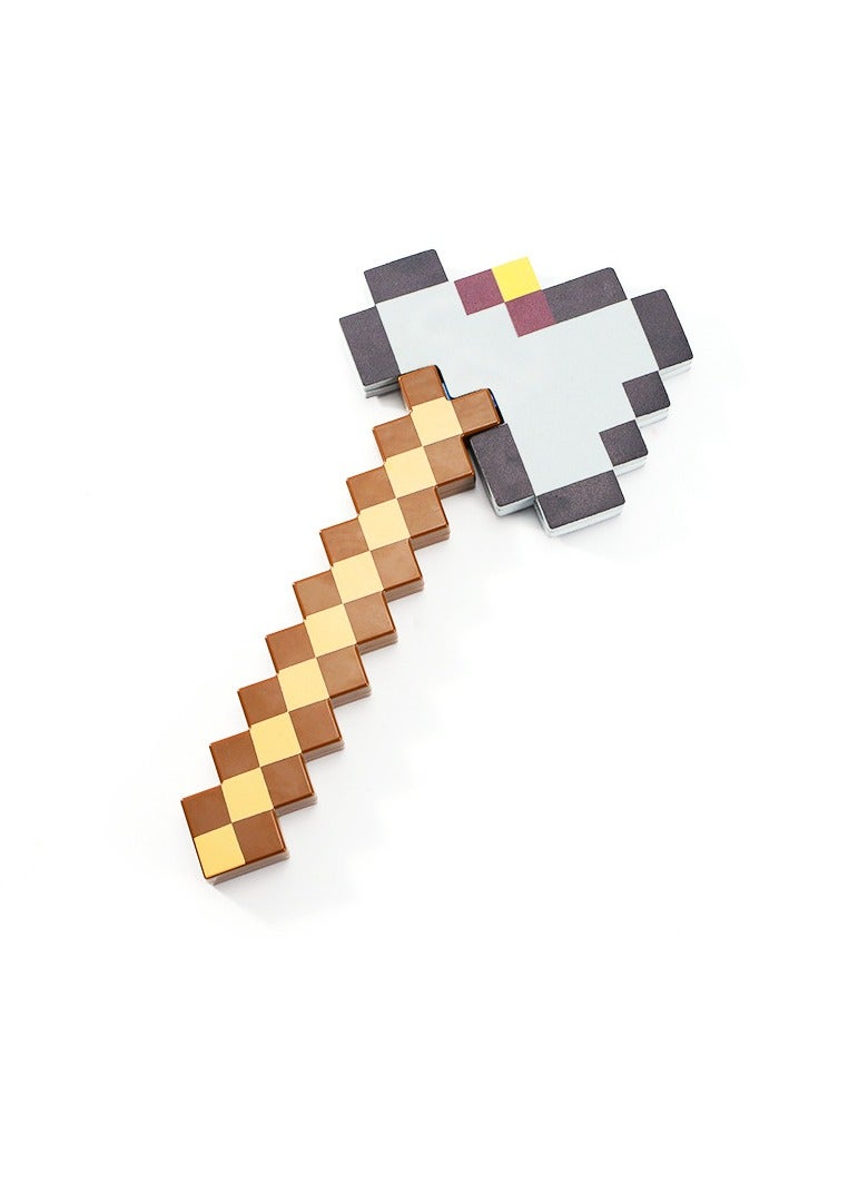 general My world peripheral toys and equipment three-in-one weapon pickaxe shovel axe combination prop tool model suitable for giving gifts to fans and friends - Image 1