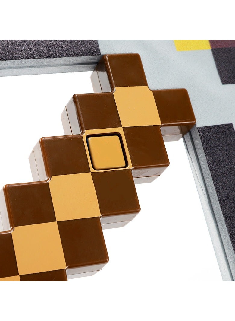 general My world peripheral toys and equipment three-in-one weapon pickaxe shovel axe combination prop tool model suitable for giving gifts to fans and friends - Image 4