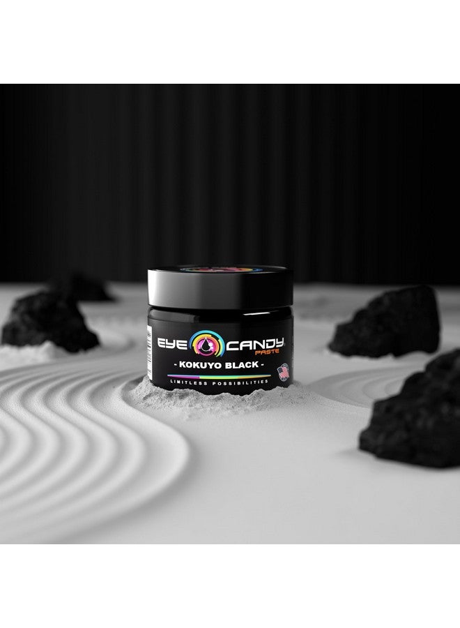 Eye Candy Black Resin Pigment Paste "Kokuyo Black" (2 Oz Paste) Epoxy Resin Art Paste Highly Pigmented - Image 5