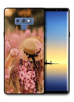 Tolwak Samsung Galaxy Note 9 Protective Case Cover Hat Girl In Flowers  - Image 1