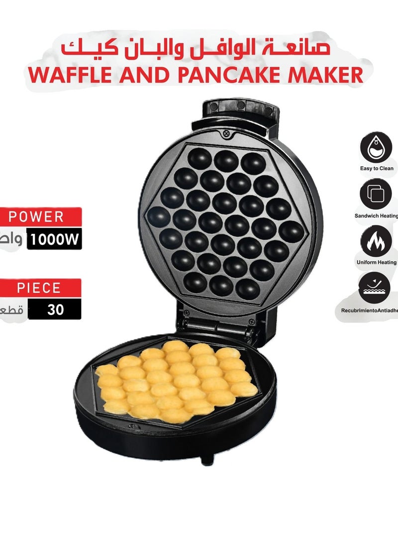 Waffle And Pancake Maker 1000 W