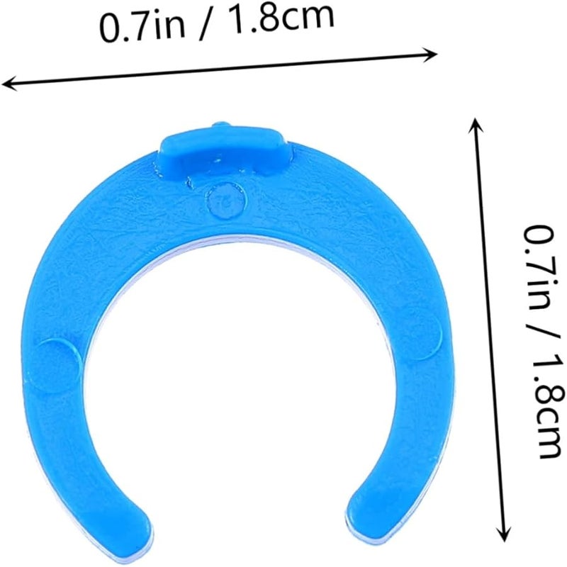 Blue Locking Clips 100pcs for RO Water Filter Systems Quick Connect Fittings Replacement - Image 3