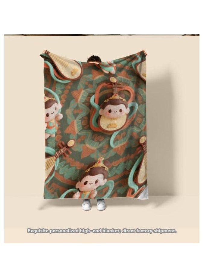 general Children's or student cartoon flannel thin blanket (warm and comfortable, suitable for sleep, games) 100cm*150cm - Image 5