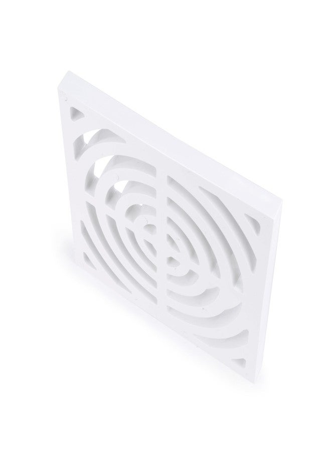 Oatey 42753 Full Top Grate for Floor Sink, 9" x 9", White - Image 3