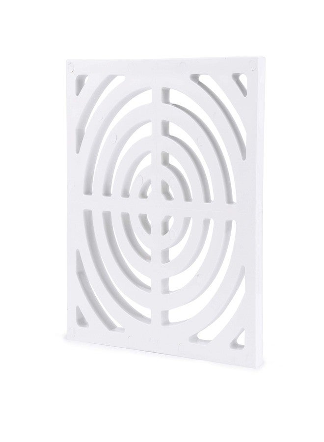 Oatey 42753 Full Top Grate for Floor Sink, 9" x 9", White - Image 2