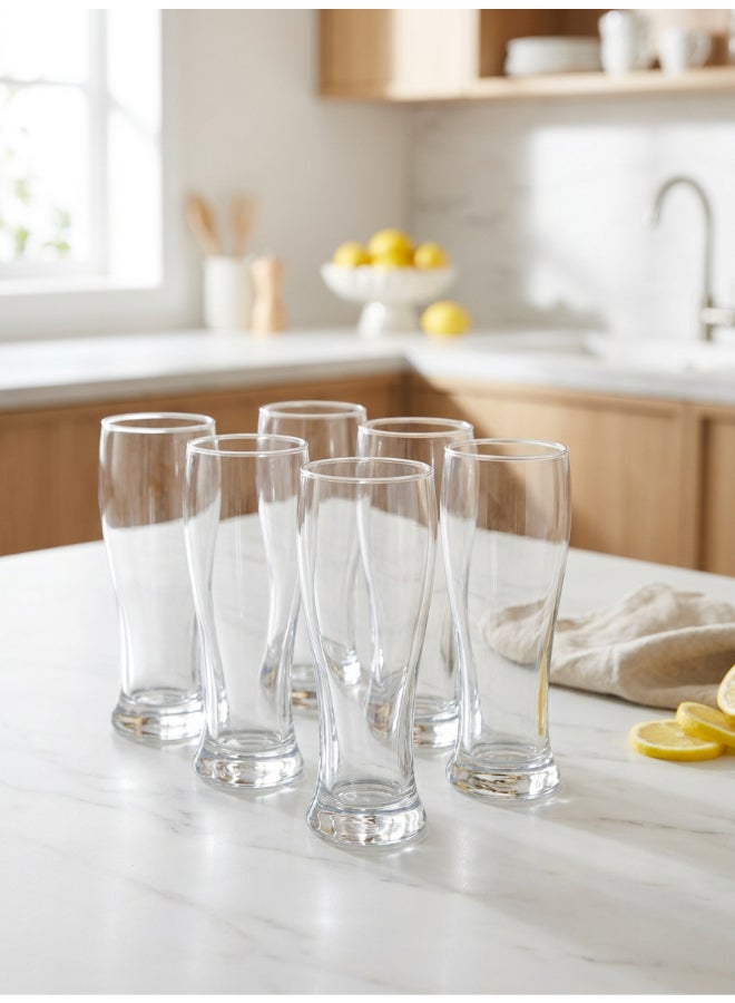Luminarc Brown 6 Piece Tumbler 425ml Drinking Set For Juice, Water, Soft Drinks, Hard Drink, Hot Beverages - Image 2