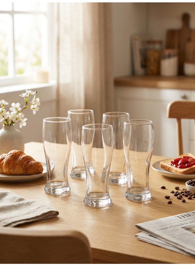 Luminarc Brown 6 Piece Tumbler 425ml Drinking Set For Juice, Water, Soft Drinks, Hard Drink, Hot Beverages - Image 3