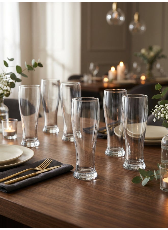 Luminarc Brown 6 Piece Tumbler 425ml Drinking Set For Juice, Water, Soft Drinks, Hard Drink, Hot Beverages - Image 4