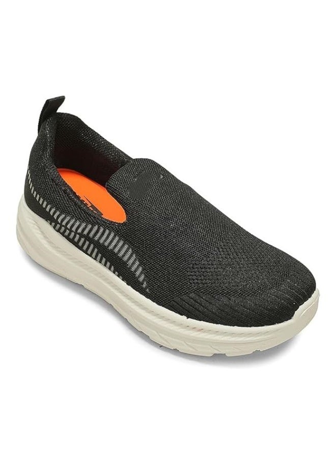 Liberty Force 10 RUNSTEP-E Black Sports Non Lacing Walking Shoes for Mens - Image 1