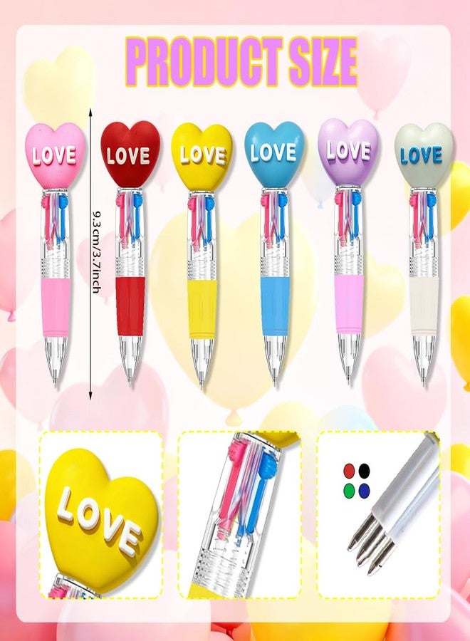 AWEELON 24pcs Valentine Pens and Love Heart card for Valentine Wedding Anniversary Party Home Office Supplies - Image 2