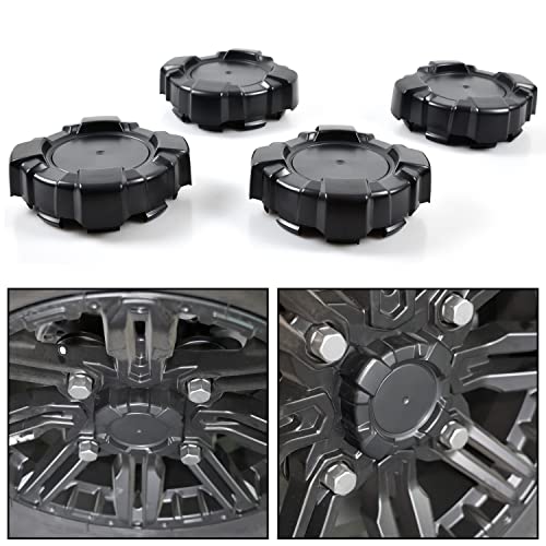 SAUTVS Tire Wheel Hub Caps for Polaris General 1000, Black Rim Center Cover Wheel Center Cap for Polaris General 1000/4 2016-2021 Accessories (4PCS, Replace #1522498) - Image 5