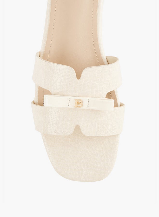 فلورا بيلا من شو إكسبرس صنادل مسطحة سهلة الارتداء بفيونكة - Image 5