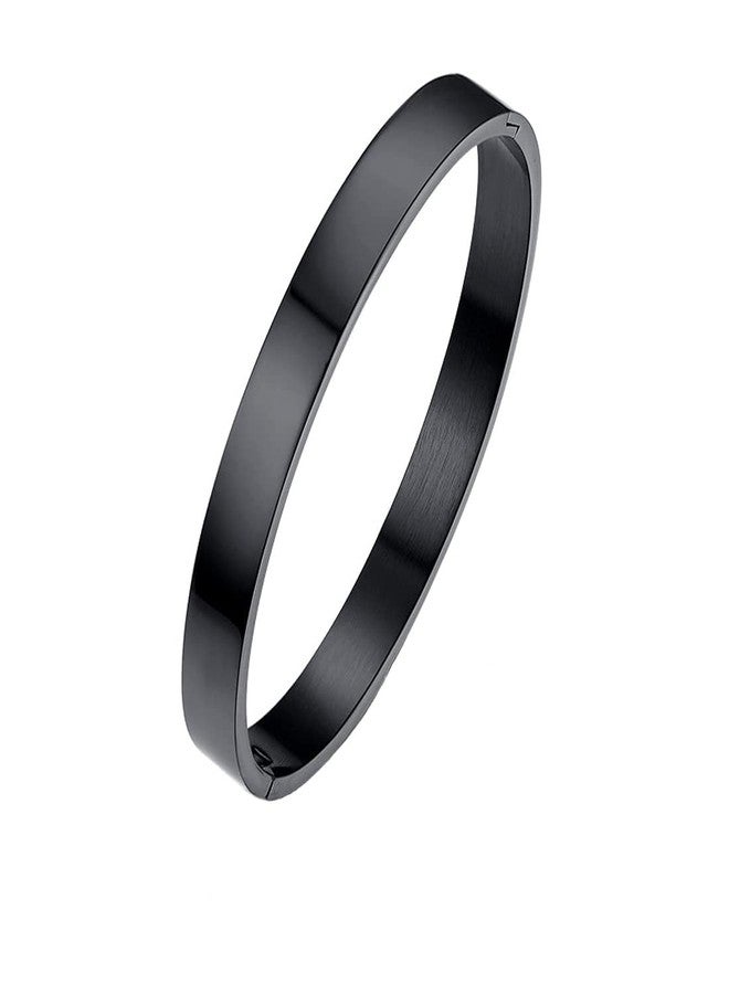 Amaal Kada Bracelet for Men Boys brother boyfriend gents/Fashion Black Kada for men/black Bracelet for Men Stainless Steel Kada for boys Kadas open Bracelet Birthday Gift valentine A525 - Image 1