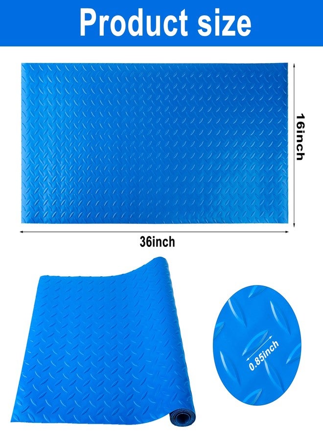 Fairooth Swimming Pool Ladder Mat 16 x 36 Inch Large Pool Ladder Pad Protective Swimming Pool Step Pad with Non-Slip Texture for Above Ground Swimming Pool Steps Liner and Stairs - Image 2