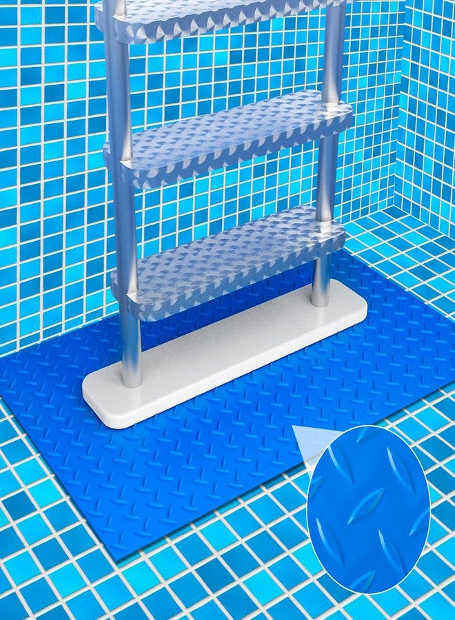 Fairooth Swimming Pool Ladder Mat 16 x 36 Inch Large Pool Ladder Pad Protective Swimming Pool Step Pad with Non-Slip Texture for Above Ground Swimming Pool Steps Liner and Stairs - Image 4