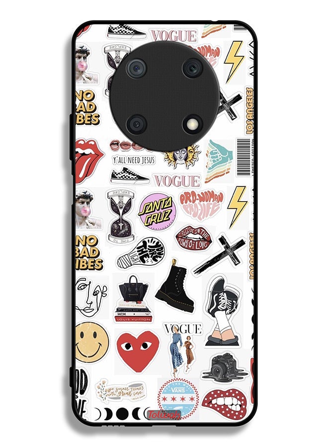 Tolwak Huawei nova Y90 Protective Case Cover No Bad Vibes Stickers - Image 2