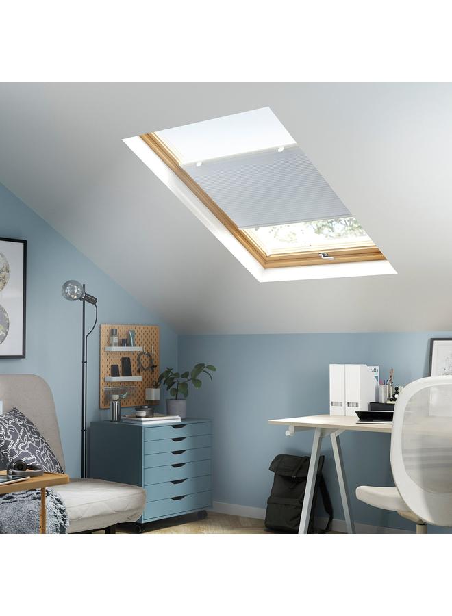 erorex Block-out pleated blind, white/top-down bottom-up, 60x130 cm - Image 4