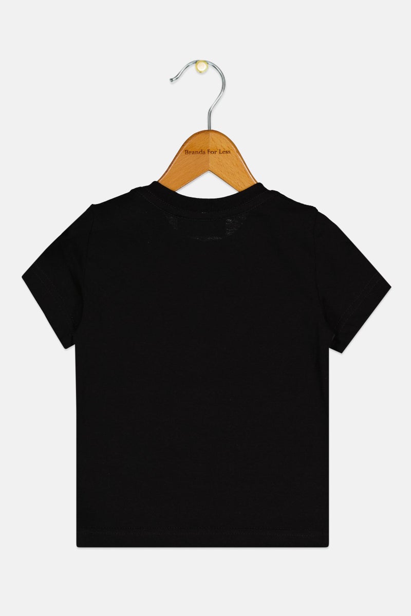 DSQUARED2 Kids Girl Brand Logo Short Sleeve Top, Black - Image 2