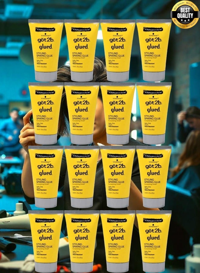 Got2b 16 Pieces Glued Styling Spiking Water Resistant Glue Unisex By Got2B 35g - Image 1