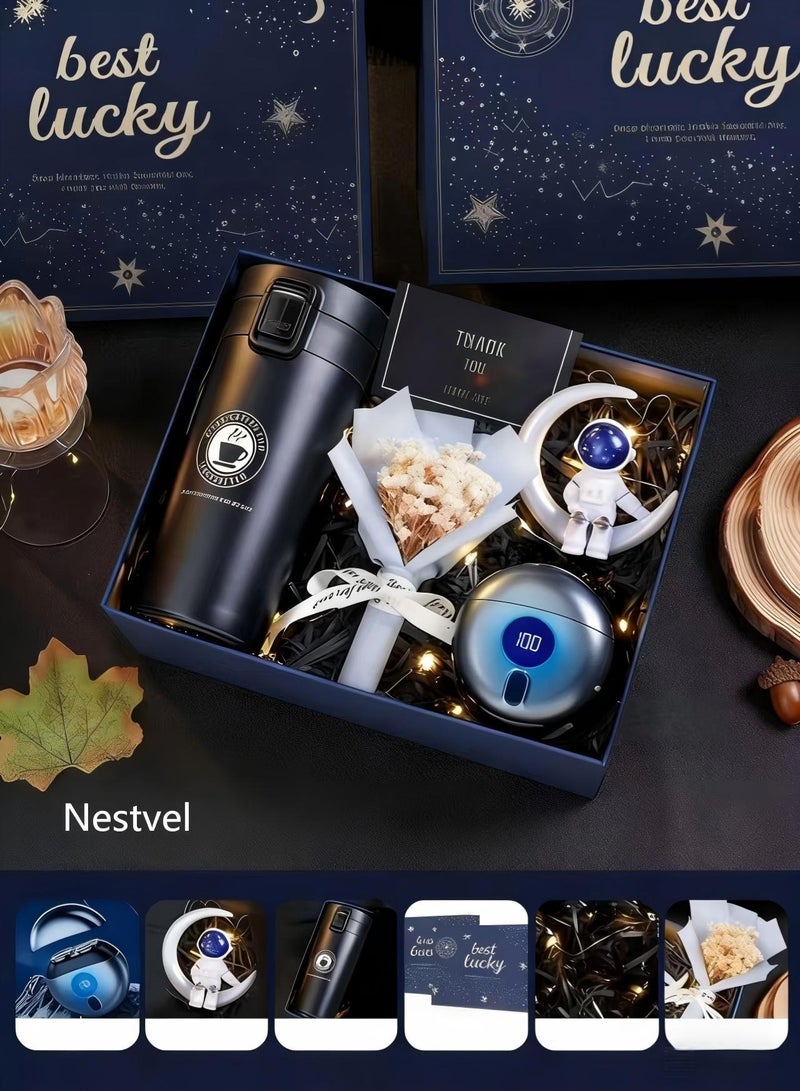 Nestvel Astronaut Birthday Gift Box for Boys,Men and Brothers-Gift Basket Set for Birthday,Wedding, Anniversary Special Occasions,New Year Present and Other Holidays - Image 1