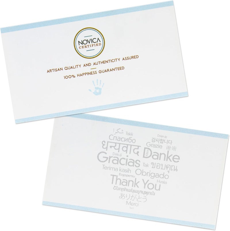 NOVICA .925 Sterling Silver Men's Chain Necklace, 22.25" - Handcrafted Sea Fern Design - Image 4