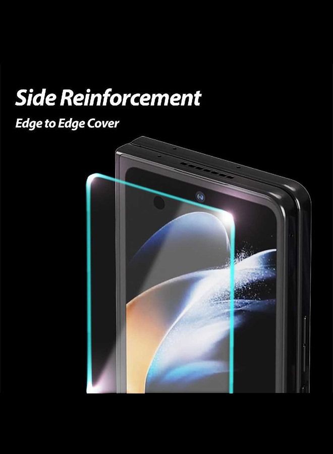Whitestone Dome Glass Screen Protector Outer Glass for Galaxy Z Fold 5 - Transparent - Image 1