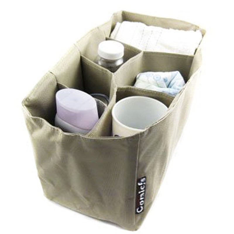 Comicfs Baby Diaper Bag Insert Organizer (Dimensions: 12 X 6.4 X 8 Inch, Khaki) - Image 3