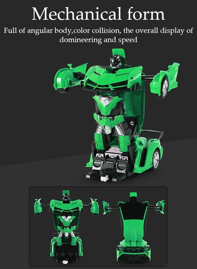 DUNISO 2-in-1 remote control car and conversion robot model kit wireless remote control toy car simulation driving car children's and adult toy car gifts - Image 3
