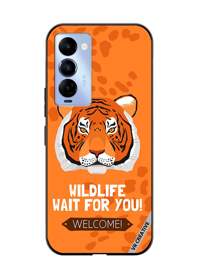 VR CREATIVE Protective Case Cover For Tecno Camon 18/18 P Tiger For You Design Multicolour - Image 1