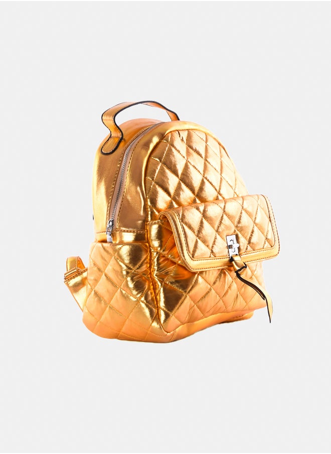 Mr.joe Backpack Bag for women - Gold-4922  - Image 3