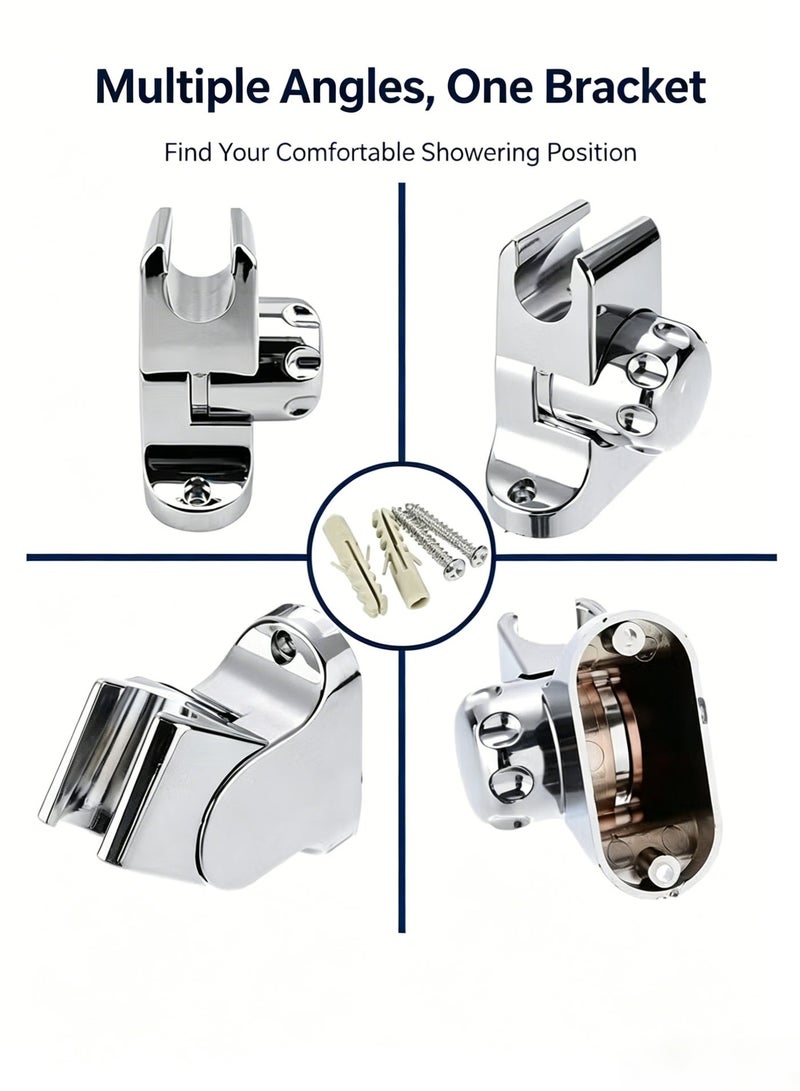 Shower Head Holder, Adjustable Shower Bracket for Handheld Shower Head, Sprayer Shower Holders for Home Bathroom - Image 5