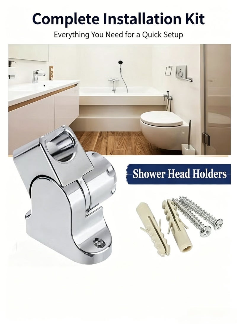 Shower Head Holder, Adjustable Shower Bracket for Handheld Shower Head, Sprayer Shower Holders for Home Bathroom - Image 3